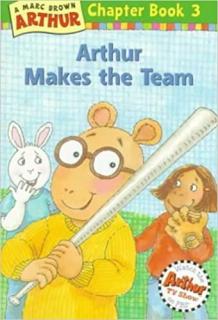 Arthur holding a baseball bat