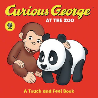 Curious George and a panda bear