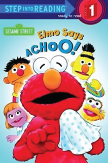 Elmo holding a tissue