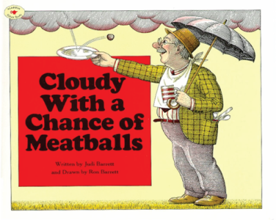 A man holding an umbrella in one hand and plate in another.