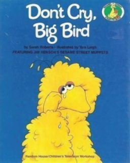 A big yellow bird crying