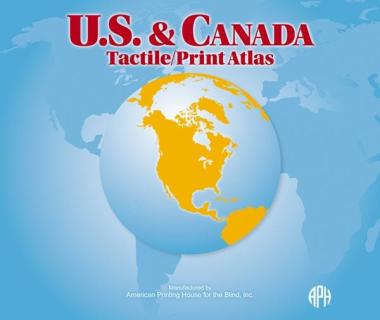 Picture of the cover of the U.S. and Canada Atlas. 