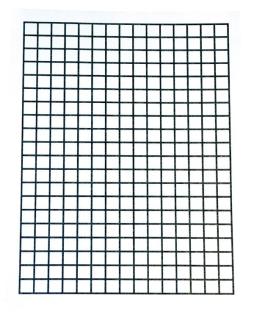Picture of bold line tactile graph sheets. 