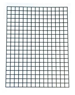 Picture of bold line tactile graph sheets.