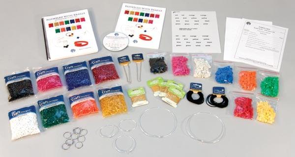 Picture of packages of beads. 