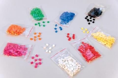 Picture of beads in all different colors. 