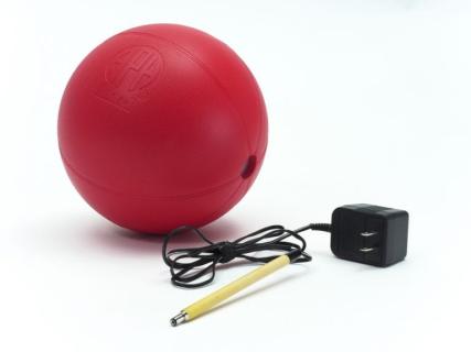 Picture of red sound ball. 