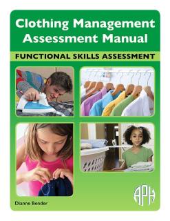 Picture of the cover of the Clothing Management Assessment Manual. 