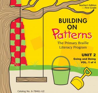 Picture of cover of BOP First Grade Unit 2 braille teacher's manual.