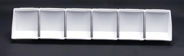 Picture of white Expandable Calendar Boxes. 
