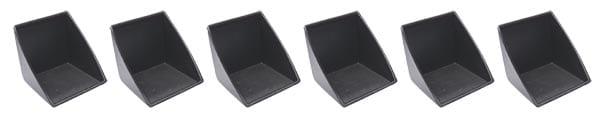 Picture of black Expandable Calendar Boxes. 