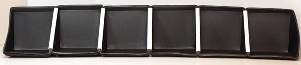 Picture of black Expandable Calendar Boxes. 