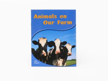 Picture of book cover for "Animals on our Farm." 