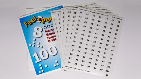 Picture of Feel 'n Peel stickers.