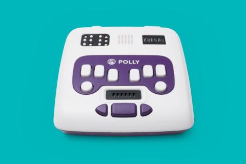 Picture of Polly braille display.