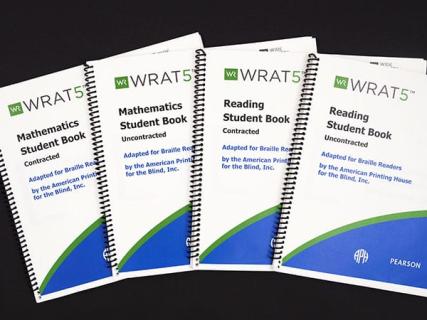 Picture of WRAT5 Student Books UEB and Nemeth. 