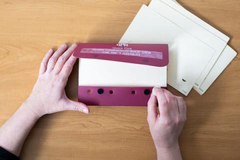 Plastic Binder Envelopes Set for Braille