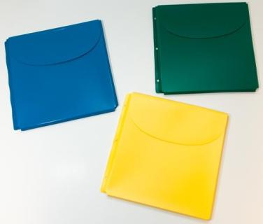 Picture of Plastic Binder Envelope Set.