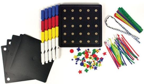 Picture of Increasing Complexity Pegboard Kit.
