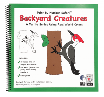 Picture of Paint by Number Backyard Creatures.