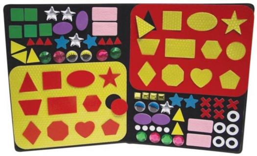 Picture of Geometric Textured Shapes. 