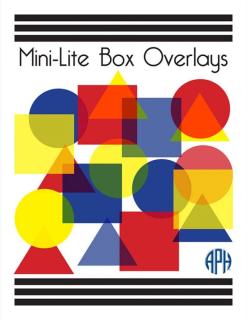 Mini-Lite Box Overlays Guidebook cover with squares, triangles and circles.