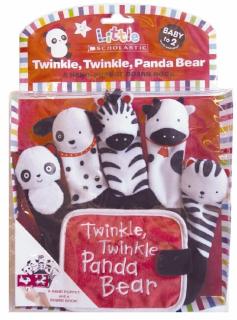 Black and white pinger puppets