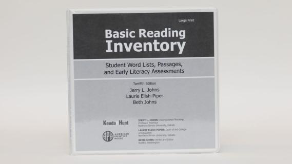 Basic Reading Inventory Binder