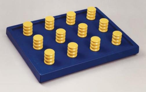 Textured pegs.