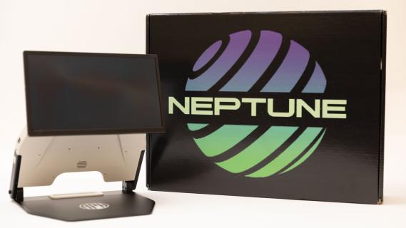Neptune and box.
