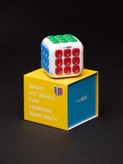 CreaCube on top of a box.