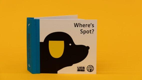 Where's Spot Book Cover with Dog 