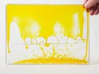 Yellow swirly mat. 